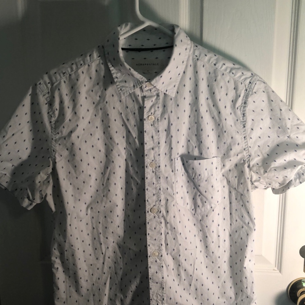 White Aeropostale button down